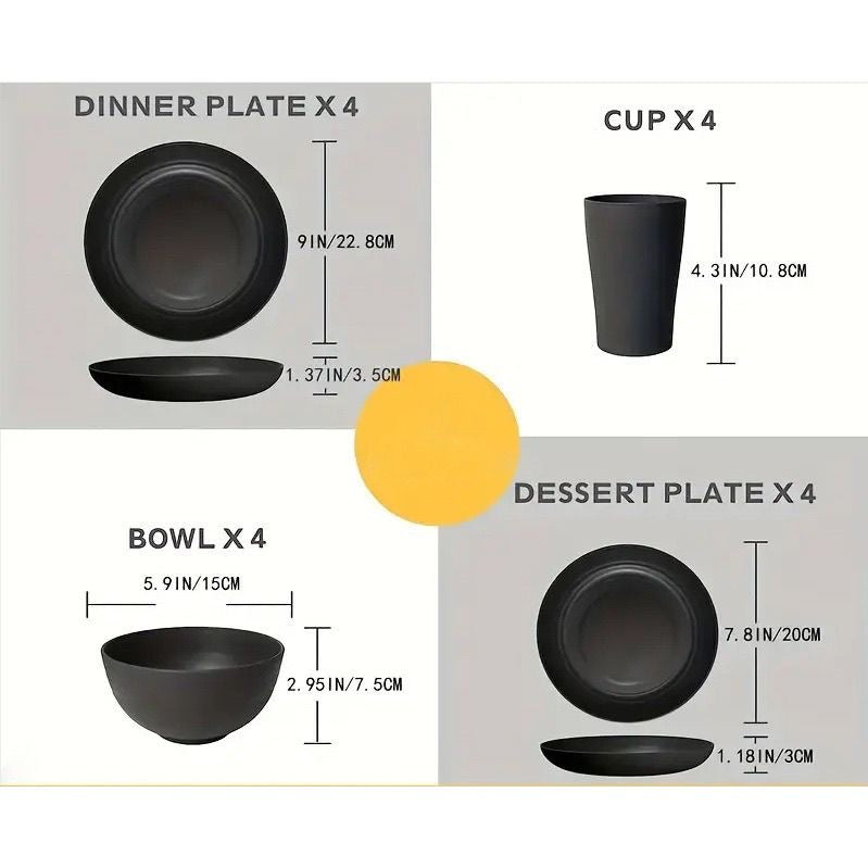 16 Piece Set Bowl