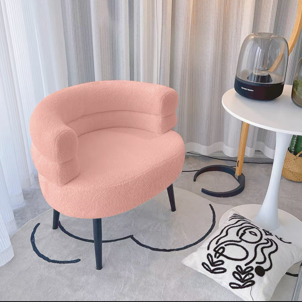 BOBO lamb skin chair