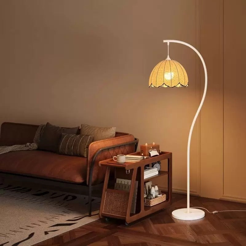 Floor S-shaped lamp
