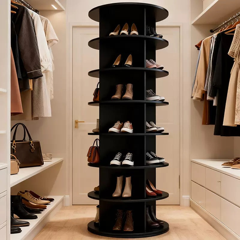 Rotating Shoe Rack