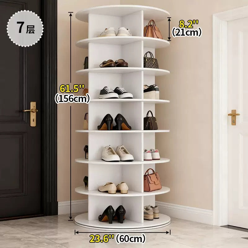 Rotating Shoe Rack