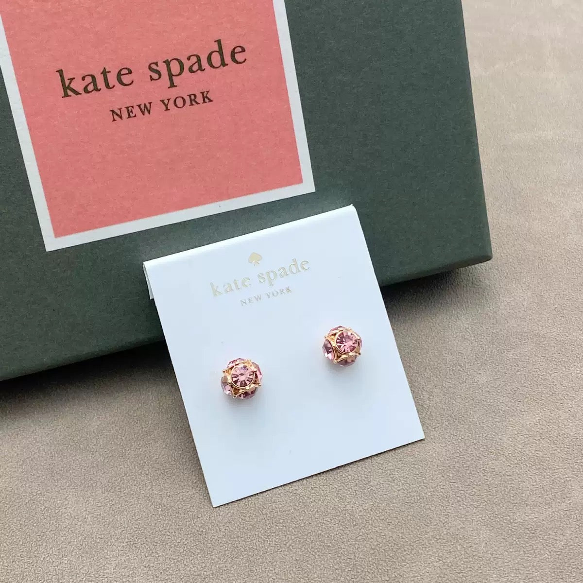 Kate Spade Crystal Stud Earrings.