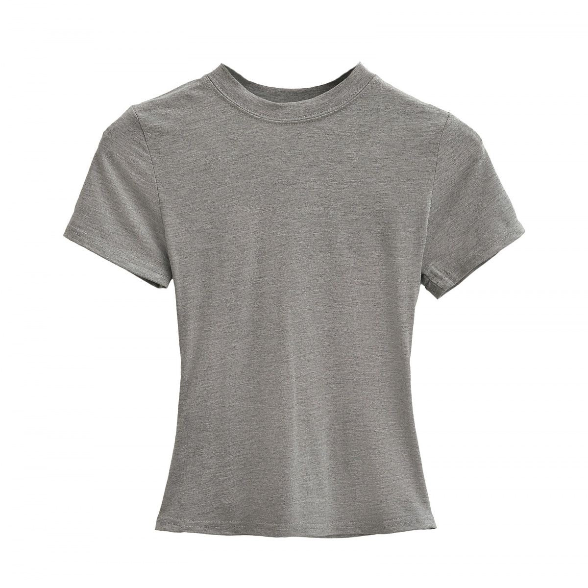 Gray t-shirt on a white background